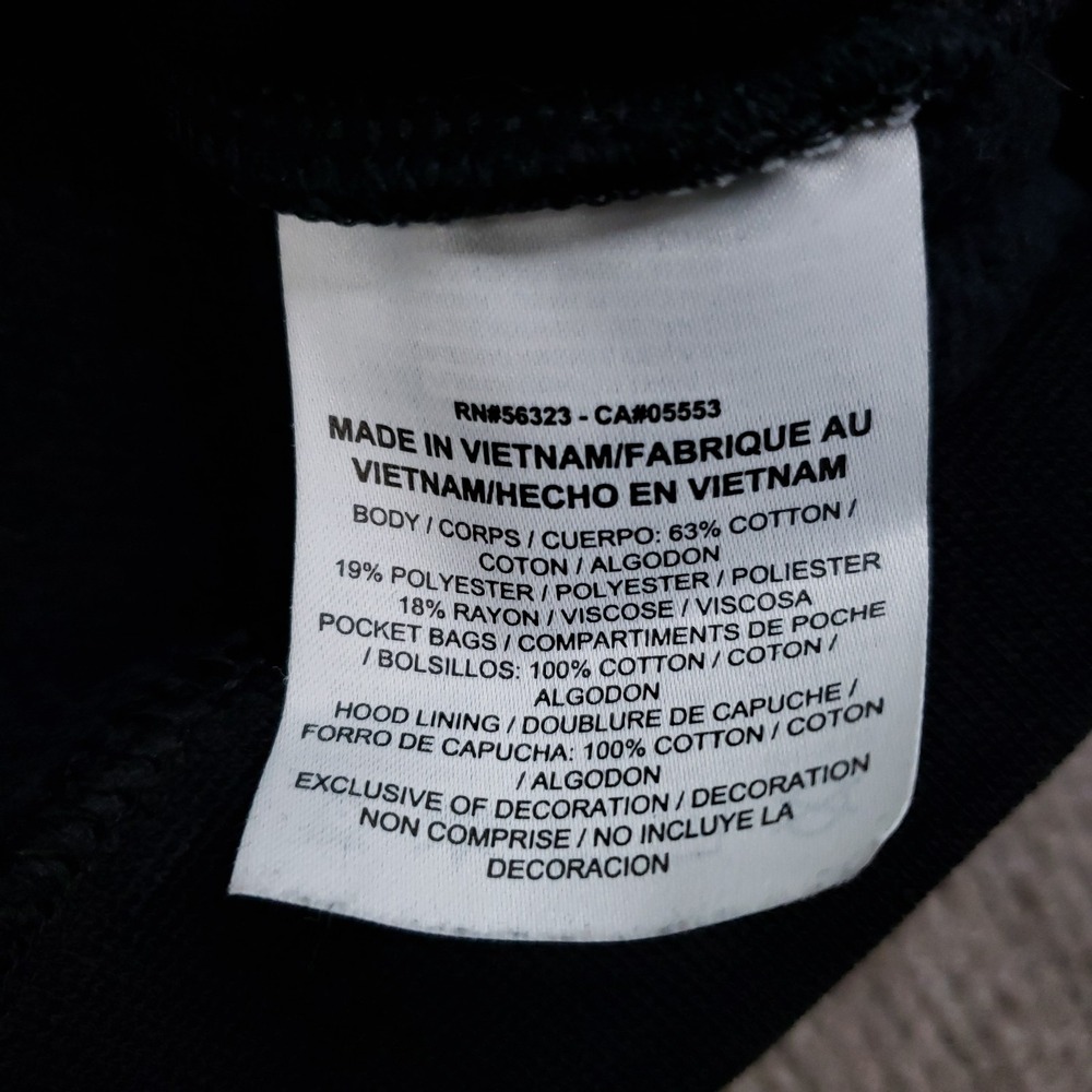Nike Hoodie Womens XS Black Gold GFX Rally Pullover Hooded‎ Long Sleeve Pockets - Picture 8 of 10